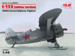 ICM I-153 winter version WWII Soviet Biplane Fighter 1: 48 (48096)