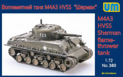 UniModels M4A3 HVSS Sherman flame-thrower tank 1: 72 (UM380)