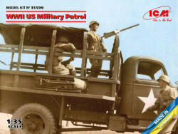 ICM WWII US Military Patrol (G7107 with MG M1919A4) 1: 35 (35599)