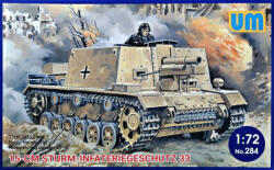 UniModels 15cm Sturm-Infateriegeschutz 33 1: 72 (UM284)