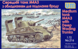 UniModels Tank M4A3 with Deep Wading Trunks 1: 72 (UM216)