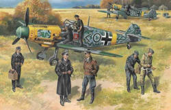 ICM Bf 109F-2 with German Pilots and Ground Personnel 1: 48 (48803)