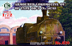 UniModels Armored locomotive OV of type OB-3 1: 72 (UMT610)