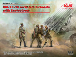 ICM BM-13-16 on W. O. T. 8 chassis with Soviet Crew 1: 35 (35592)