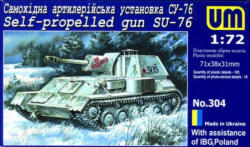 UniModels Self-propelled gun SU-76 1: 72 (UM304)
