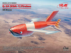 ICM Q-2A (KDA-1) Firebee, US Drone (2 airplanes and pilons) 1: 48 (48402)