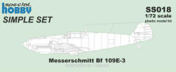 Special Hobby Messerschmitt Bf 109E-3 / Simple Set 1: 72 (100-SS018)