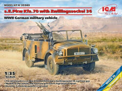 ICM s. E. Pkw Kfz. 70 with Zwillingssockel 36, WWII German military vehicle 1: 35 (35503)