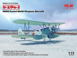 ICM U-2/Po-2, WWII Soviet Multi-Purpose Aircraft 1: 72 (72244)
