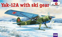 Amodel Yakovlev Yak-12A with ski gear 1: 72 (AMO72187)