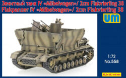 UniModels Flakpanzer IV Mobelwagen/2cm Flakvierling38 1: 72 (UM558)