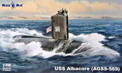 Micro Mir AMP USS Albacore (AGSS-569) submarine 1: 350 (MM350-036)