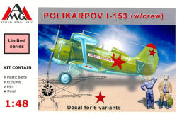 AMG Polikarpov I-153 (with crew) 1: 48 (AMG48316)