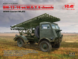 ICM BM-13-16 on W. O. T. 8 chassis, WWII Soviet MLRS 1: 35 (35591)
