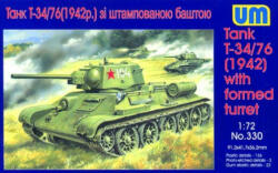 UniModels Tank T-34/76 (1942) with formed turret 1: 72 (UM330)