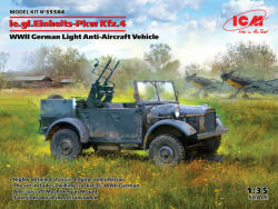 ICM le. gl. Einheitz-Pkw Kfz. 4, WWII German Light Anti-Aircraft Vehicle 1: 35 (35584)