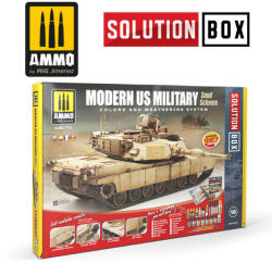 AMMO by MIG Jimenez AMMO SOLUTION BOX 16 - Modern US Military Sand Scheme (A. MIG-7712)