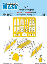 Special Hobby L-4 Grasshopper Inside/Outside MASK 1: 48 (100-M48007)