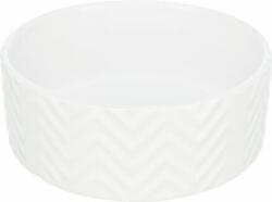  Kerámia tál 1,6 l/20 cm bordázott, matt, fehér (25025)
