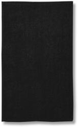 MALFINI Terry fekete 70x140 cm (9050102)
