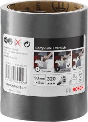 Bosch Csiszolótekercs 93mm 5m Vízálló 320-as Szemcseméret (2609256c11)