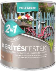 POLI-FARBE Kerítésfesték 0, 75l Fekete