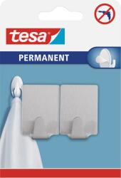 tesa Tartós Akasztó Téglalap, L, Fém, 2 Db/csomag