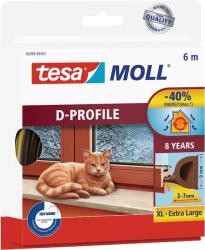 Tesa D-profil Ajtó-, Ablaktömítő Szalag, 9mmx6m, Barna, Beltéri