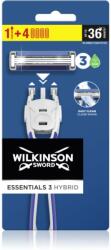 Wilkinson Sword Essentials 3 Hybrid aparat de ras + capete de schimb 1 buc