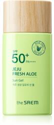 the SAEM Jeju Fresh Aloe Sun gel pentru plaja cu aloe vera SPF 50+ 50 g