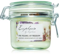 SOAPHORIA Euphoria lumânare parfumată parfum The Feeling of Freedom 250 ml
