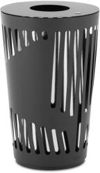 Ulsonix Szemetes - kerek - vas/horganyzott acél - sötétszürke (ULX-GB31)