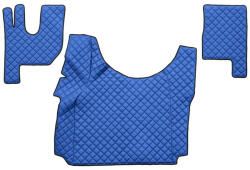 F-CORE Set covorase compatibile cu Renault T cu podea inalta (01.2014-2021), piele sintetica - Albastru (F-CORE FL14 BLUE)