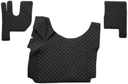 F-CORE Set covorase compatibile cu Renault T cu podea inalta (01.2014-2021), piele sintetica - Negru (F-CORE FL14 BLACK)