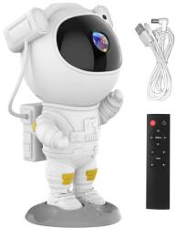 Doty AstroGalaxy éjszakai fény projektor, űrhajós formájú, 9 üzemmód, távirányító és USB mellékelve, 22, 5x10 cm, fehér, Doty® (DO4897)