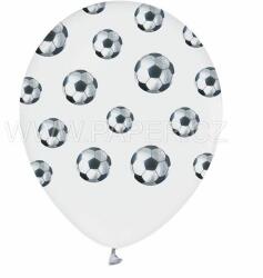 Godan Focilabda mintás fehér lufi - 5 darabos (GZ-PIN5) - jateknet