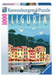 Ravensburger Puzzle 1000 db - Képeslap Liguria (17614)