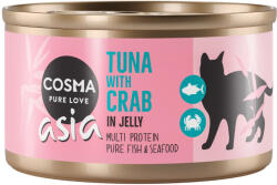 Cosma 6x85g Cosma Asia aszpikban nedves macskatáp - Nyári kiadás: csirke, tonhal & tonhalikra