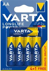 VARTA 4906121415 Longlife Power AA (LR6) alkáli ceruza elem 4+1db/bliszter (4906121415) - hyperoutlet