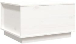 vidaXL fehér tömör fenyőfa dohányzóasztal 60 x 50 x 35 cm (813416) (813416) - xupe