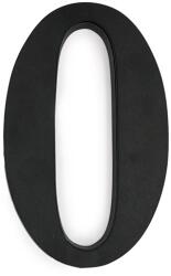 JKH Műanyag házszám 0 matt fekete 19cm