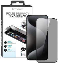 Lemontti Folie Sticla Privacy Full Fit Samsung Galaxy A25 5G Negru (LEMFSPFSGA25N) - vexio