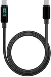 Lemontti LEMDDTCF100N USB Type-C/USB Type-C Fast Charge 100W 2m Negru (LEMDDTCF100N) - vexio