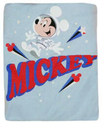  ABR pamut gumis lepedő - Kék - Űrhajós Mickey egér (60x120-70x140 cm) - baby-life