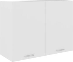 vidaXL fehér forgácslap függő szekrény 80 x 31 x 60 cm (801276) (801276)