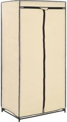 vidaXL krémszínű ruhásszekrény 75 x 50 x 160 cm (282439) (282439)