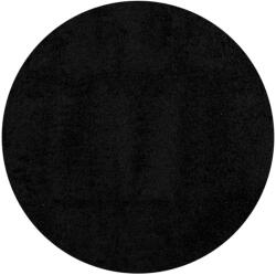 vidaXL fekete hosszú szálú bozontos modern szőnyeg Ø 280 cm (375293) (375293)