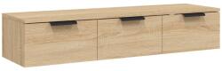 vidaXL sonoma-tölgyszínű szerelt fa faliszekrény 102 x 30 x 20 cm (811406) (811406)