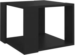 vidaXL fekete szerelt fa dohányzóasztal 40 x 40 x 30 cm (806311) (806311)