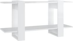 vidaXL fehér magasfényű szerelt fa könyvszekrény 100 x 30 x 51 cm (811562) (811562)